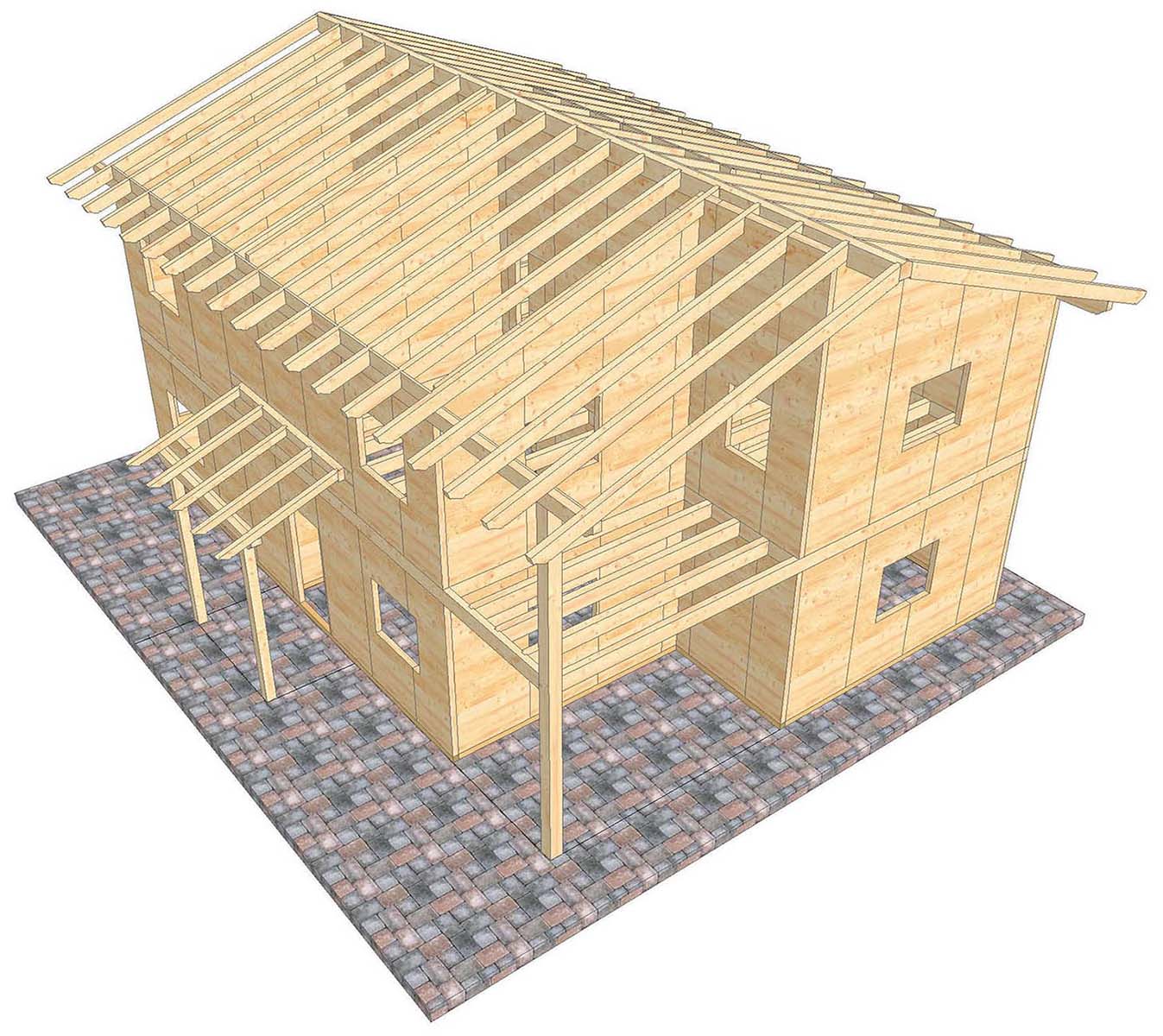 Progetto casa in legno